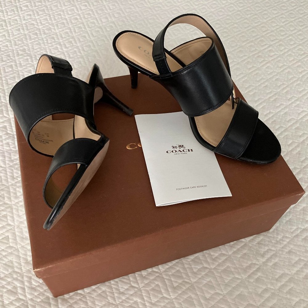 Black Coach heels